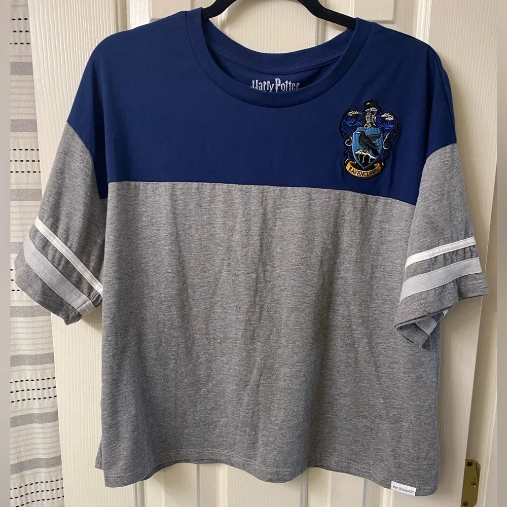 Her Universe Harry Potter Ravenclaw Cropped T-Shirt Size XL - Picture 2 of 16